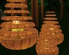 wood lanterns