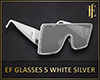 EF Glasses 5 F W/Silver