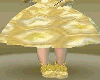 6fflah golden dress