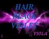 HAIR  BLACK VIOLET