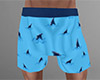 Shark Fins Pajama Shorts