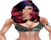 bejewelled bra top lilac