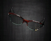 red wayfer glasses