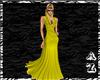 High Collar Yllw Gown