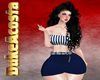 Navy Blue Stripes set