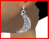 ~D~ Celtic Moon Earrings