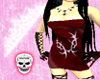 [xP] Full Red*Blk outfit