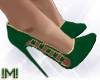 !M! Caftan Green Heels