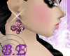 -B.E- Pink B Earring