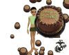 DJ Flying Bday Cake 2