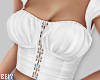White Lace Up Bustier SA