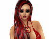 Xaicia Red Stripe Hair