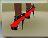 {BB}RED SPARKLE SHOES