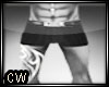(CW)Black Mens Shorts