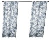 blue and ivory curtains