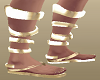 Gold Straps Sandals
