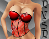 Butterfly Corset Red