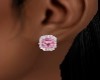DIAMOND & PINK  EARRINGS
