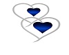 Blue Heart Sculpture