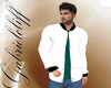 Varsity White Jacket