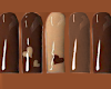 Brown Nude Nails XL