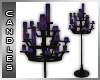 Purple Stand Candles