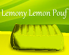 Lemony Lemon Pouf