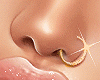 Gold Nose Piercings
