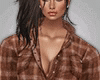 Country Brown Plaid Tied