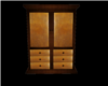 Wood/Gold Armoire