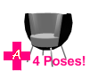 [A]Space Chair w/4 Poses