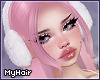 jackie pink + earmuffs