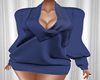 Blue Silk Dress