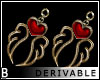 DRV Love Heart Earrings