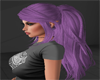 *c* purple ponytail