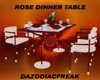 Rose Dinner Table