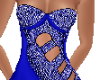 Sexy Blue Party Gown