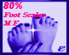 FOOT SCALER, 80%, M/F*