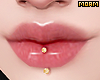Lips Piercing Gold