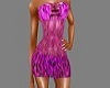 Leopard purple dress