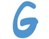 Blue Letter G