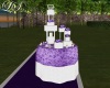 V Wedding Cake Table