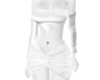 V Top+Skirt White