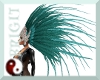 {TFB} Teal Glam Feathers