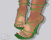 green Sandals