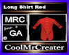 Long Shirt Red