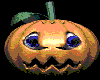 Pumpkin with moving eyes