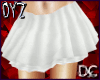 dYz Frilled Skirt White