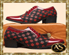 Plaid Wine Formal Shoes