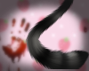 Grey cat tail
